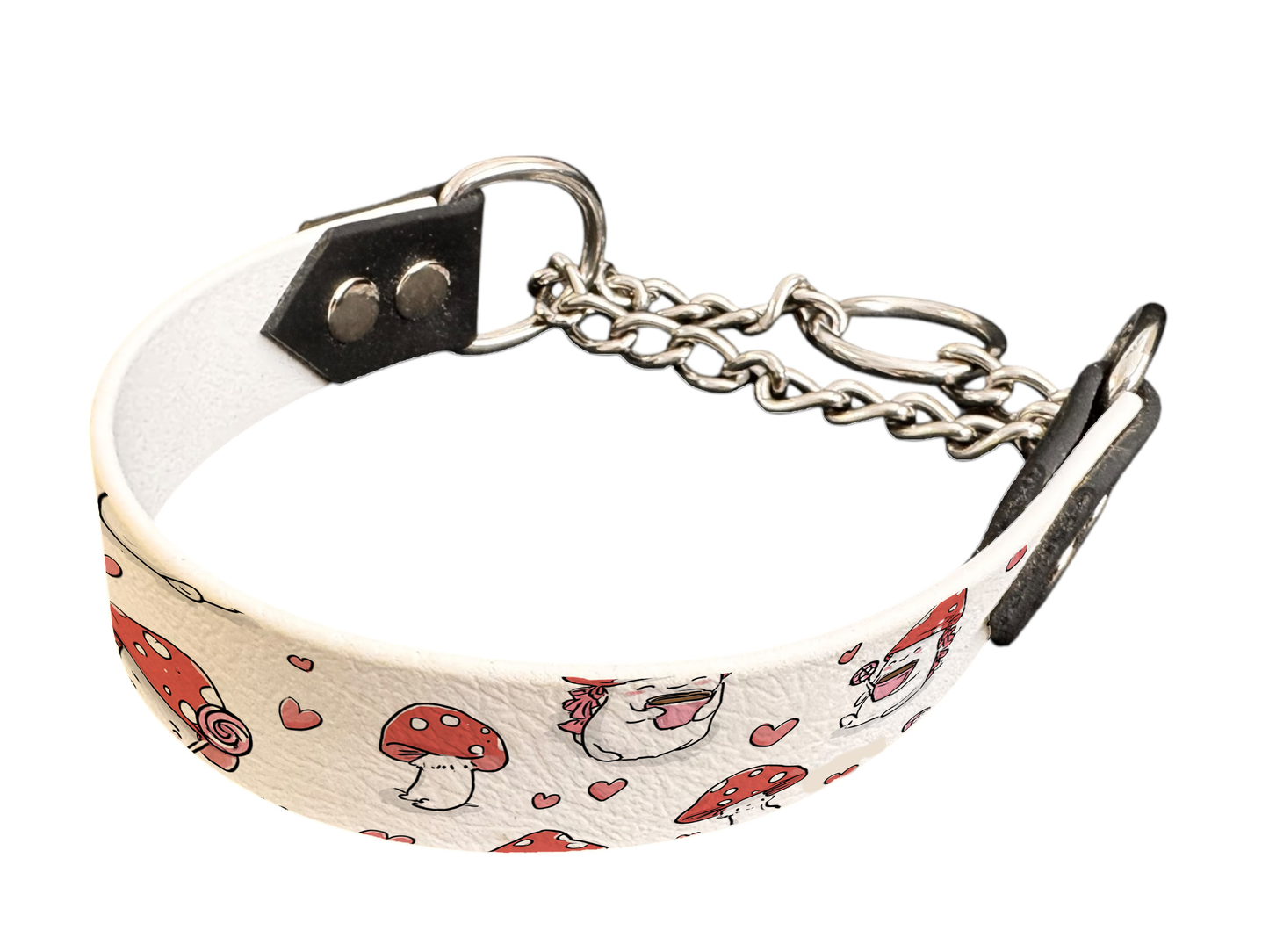 Martingales pour chien – Saint Valentin (25 mm)