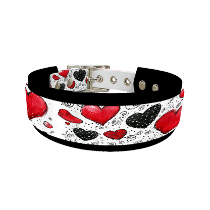 Colliers doubles pour chien – Collection Saint-Valentin (25 mm / 38 mm)