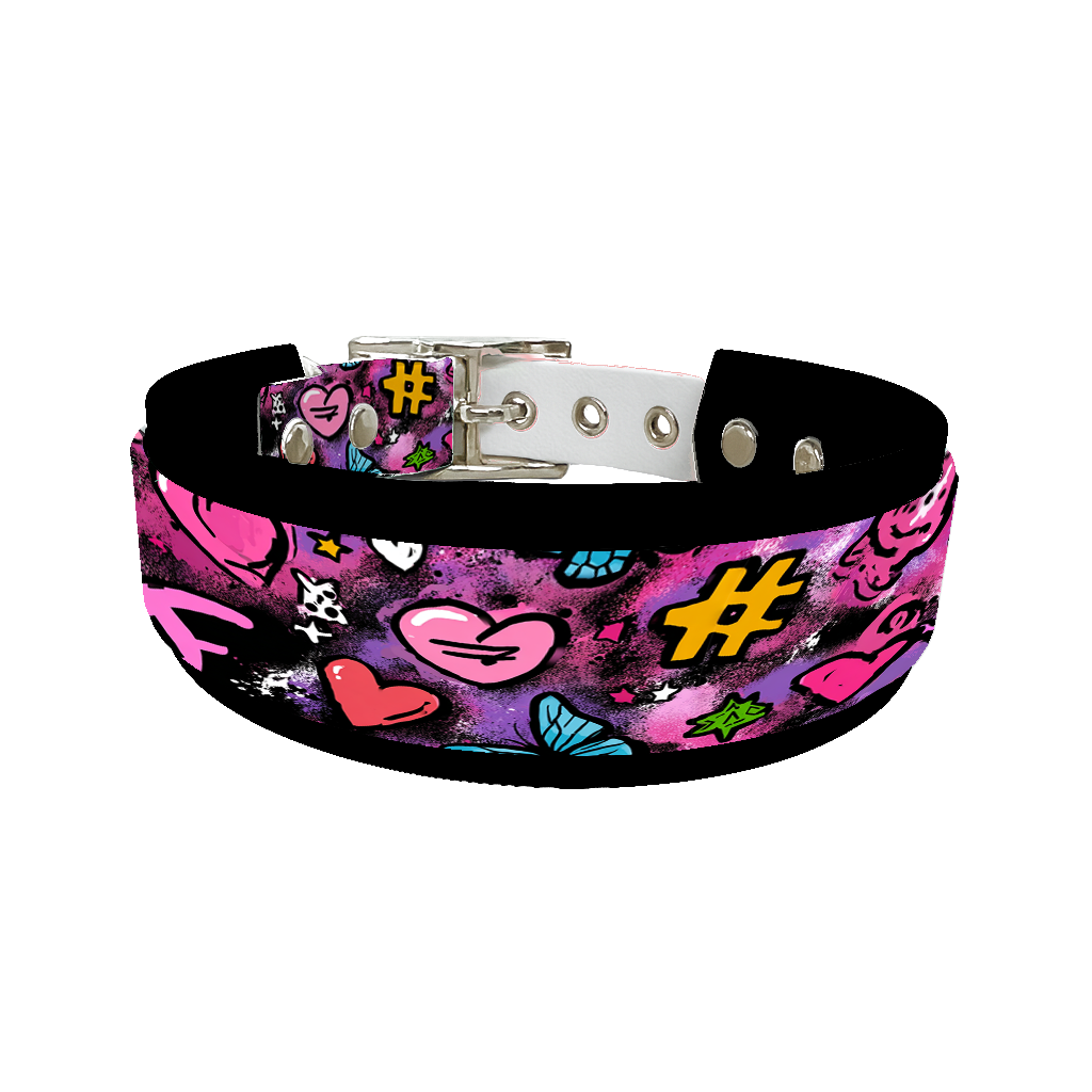 Colliers doubles pour chien – Collection Saint-Valentin (25 mm / 38 mm)