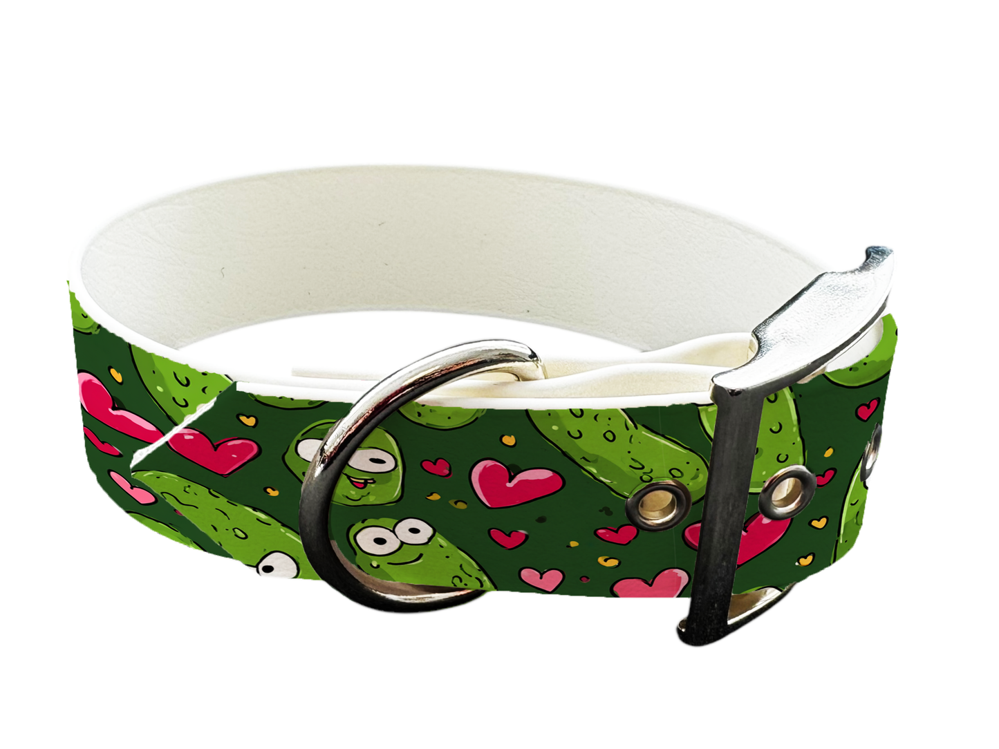 Collier pour chien en BioThane® imprimé – Collection Saint Valentin– 25mm