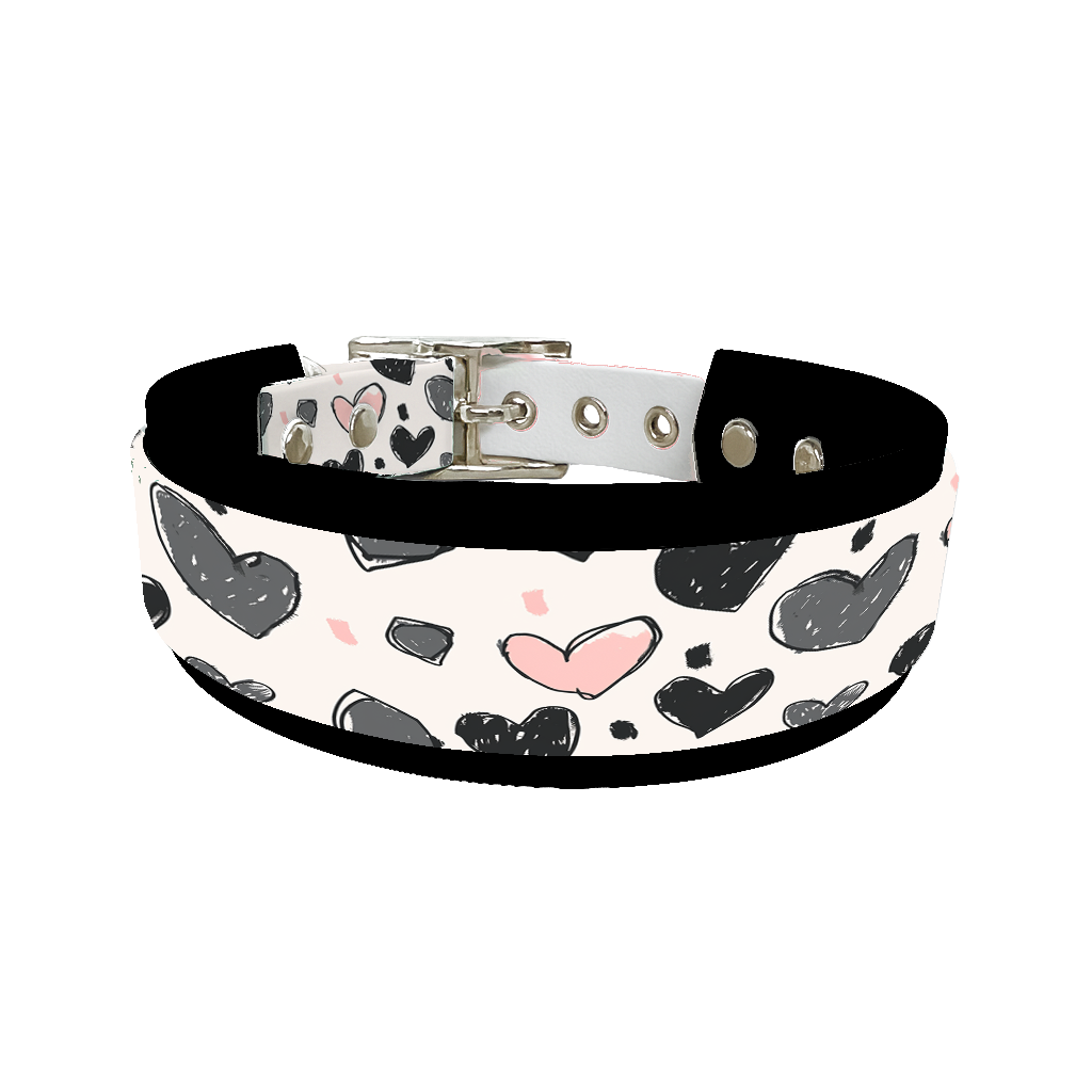 Colliers doubles pour chien – Collection Saint-Valentin (25 mm / 38 mm)