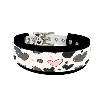 Colliers doubles pour chien – Collection Saint-Valentin (25 mm / 38 mm)