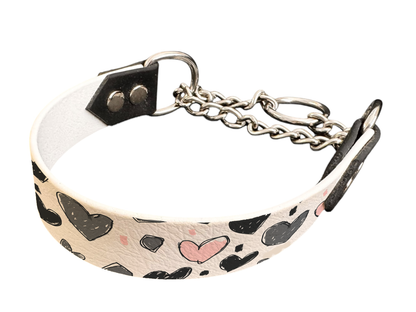 Martingales pour chien – Saint Valentin (25 mm)