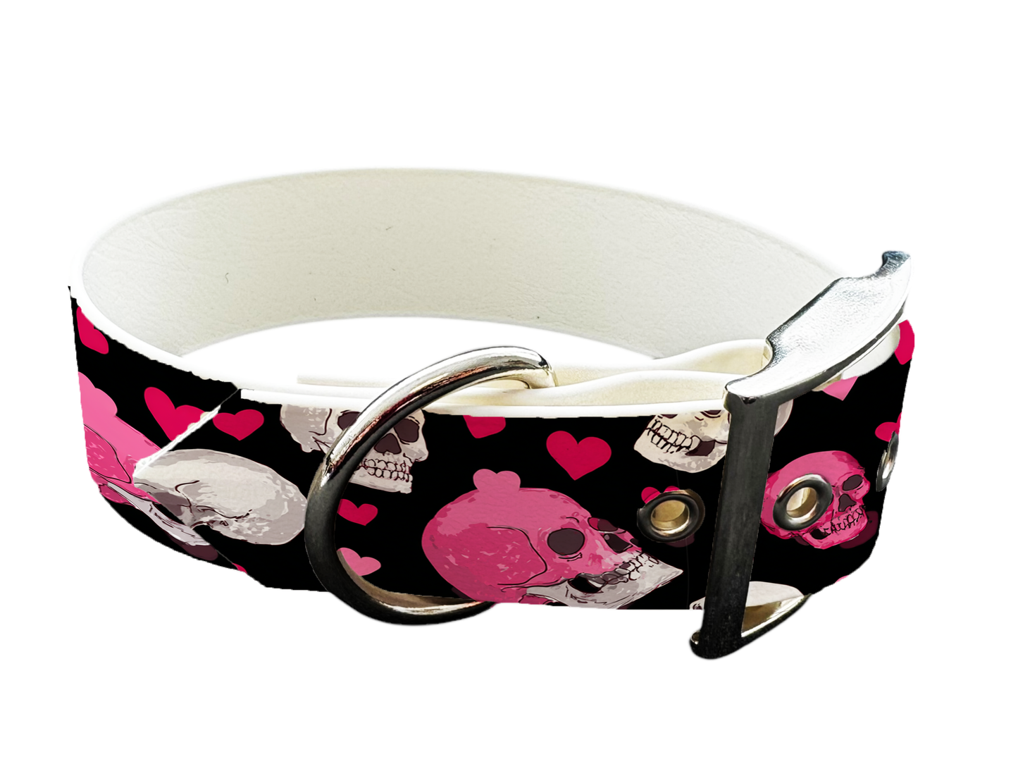 Collier pour chien en BioThane® imprimé – Collection Saint Valentin– 25mm