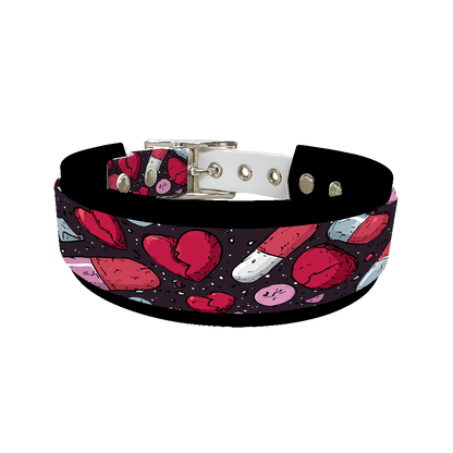 Colliers doubles pour chien – Collection Saint-Valentin (25 mm / 38 mm)