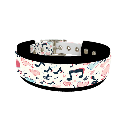 Colliers doubles pour chien – Collection Saint-Valentin (25 mm / 38 mm)