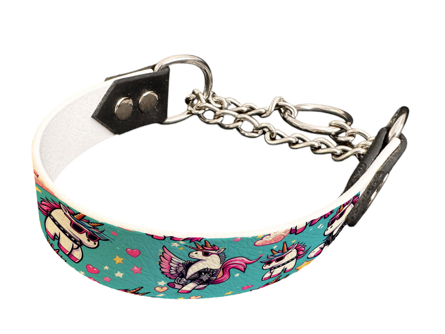 martingale pour chien en BioThane® imprimé – Collection monstres et créatures imaginaires– 25mm