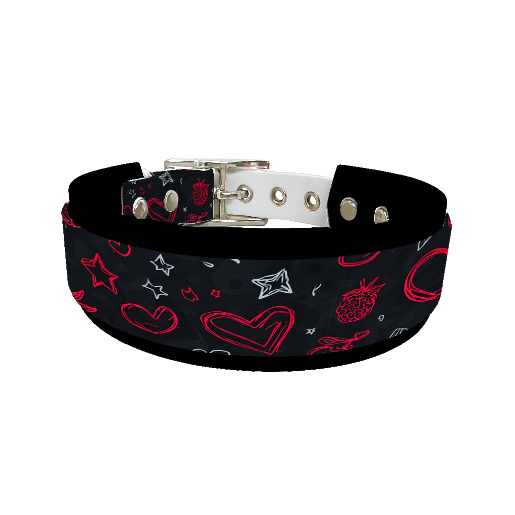 Colliers doubles pour chien – Collection Saint-Valentin (25 mm / 38 mm)
