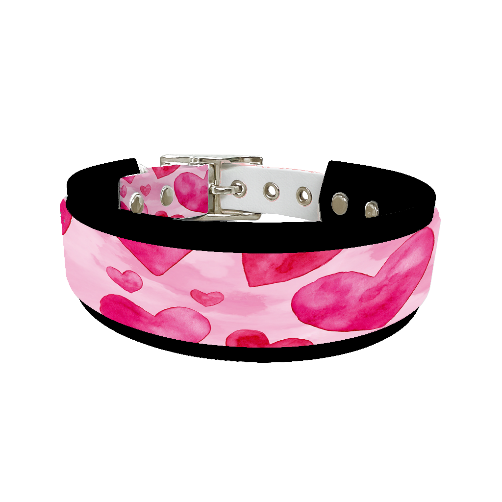 Colliers doubles pour chien – Collection Saint-Valentin (25 mm / 38 mm)