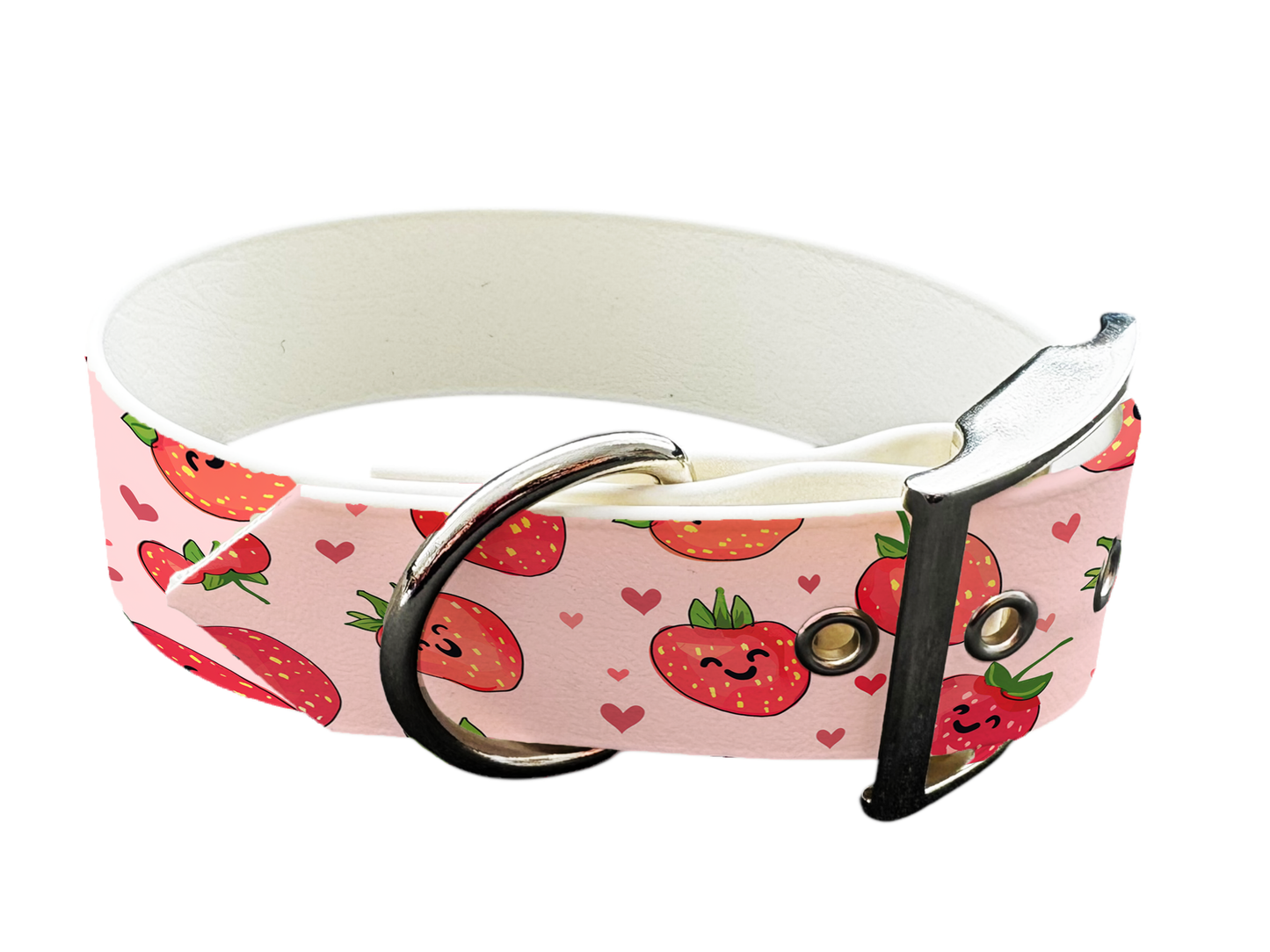 Collier pour chien en BioThane® imprimé – Collection Saint Valentin– 25mm