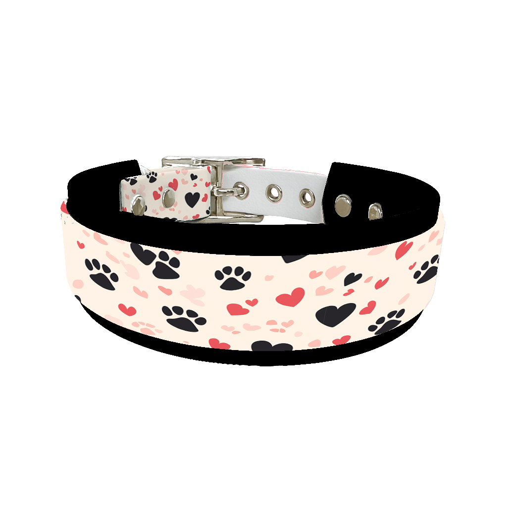 Colliers doubles pour chien – Collection Saint-Valentin (25 mm / 38 mm)