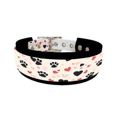 Colliers doubles pour chien – Collection Saint-Valentin (25 mm / 38 mm)