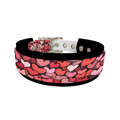 Colliers doubles pour chien – Collection Saint-Valentin (25 mm / 38 mm)