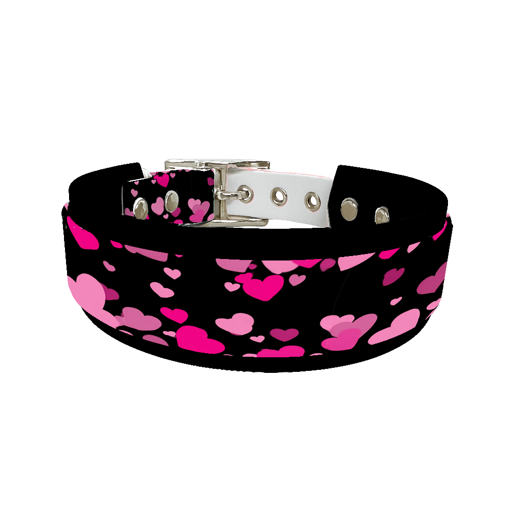 Colliers doubles pour chien – Collection Saint-Valentin (25 mm / 38 mm)