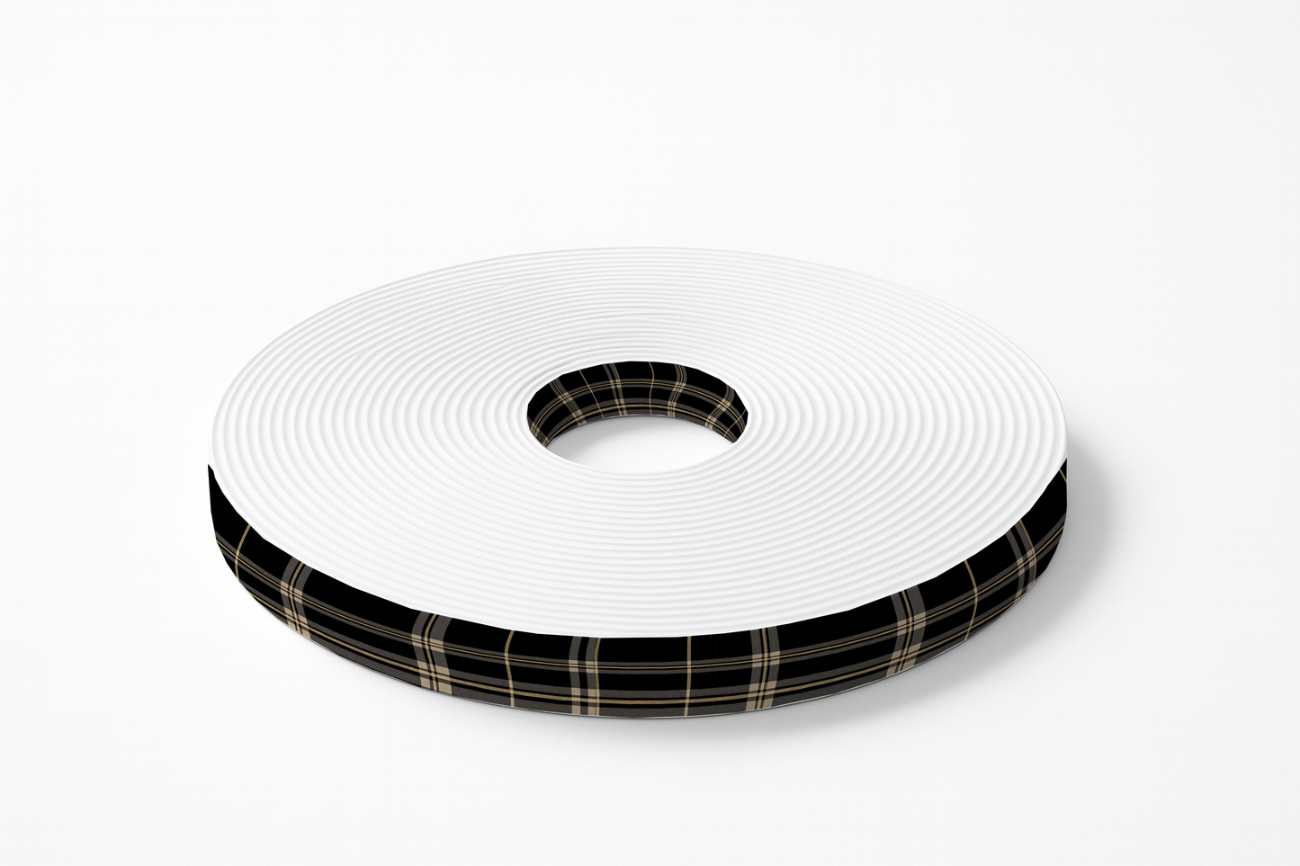 BioThane imprimé Tartan noir & beige