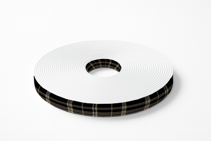 BioThane imprimé Tartan noir & beige