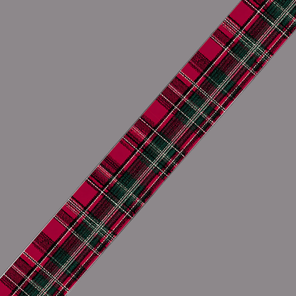 BioThane imprimé Tartan rouge & vert
