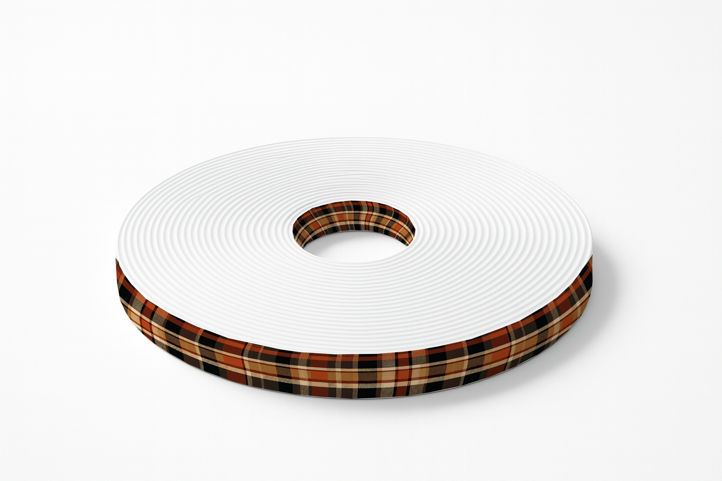 BioThane imprimé Tartan brun & caramel