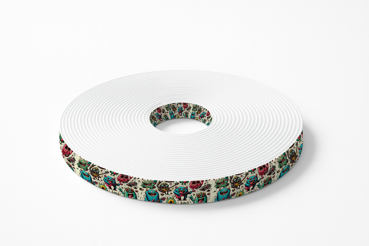 BioThane imprimé – Motif Monstres Rock déjantés