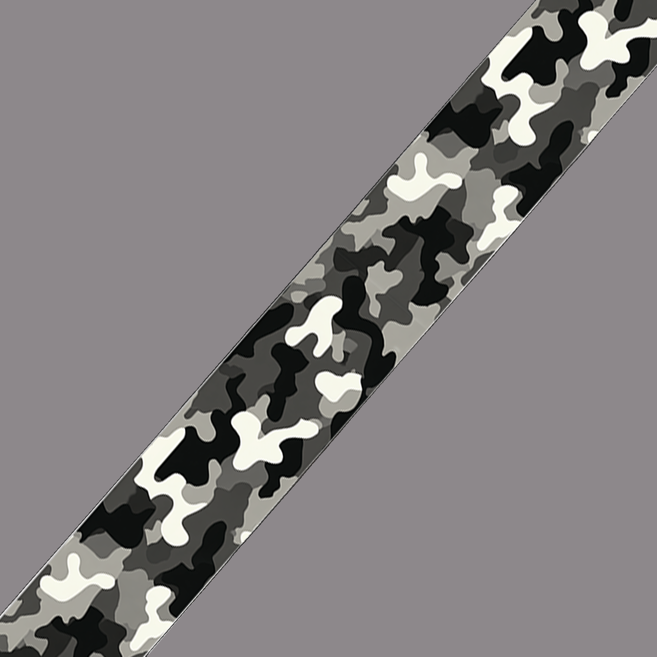 BioThane imprimé Camouflage urbain noir & gris