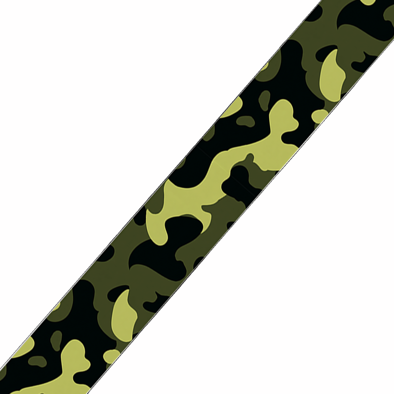 BioThane imprimé Camouflage vert olive & jaune kaki