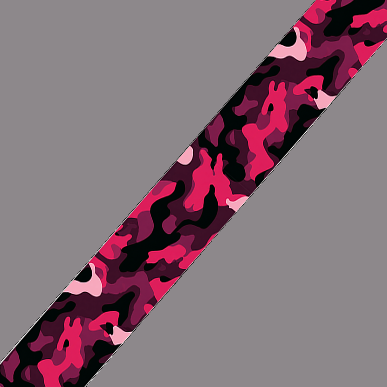BioThane imprimé Camouflage rose & noir