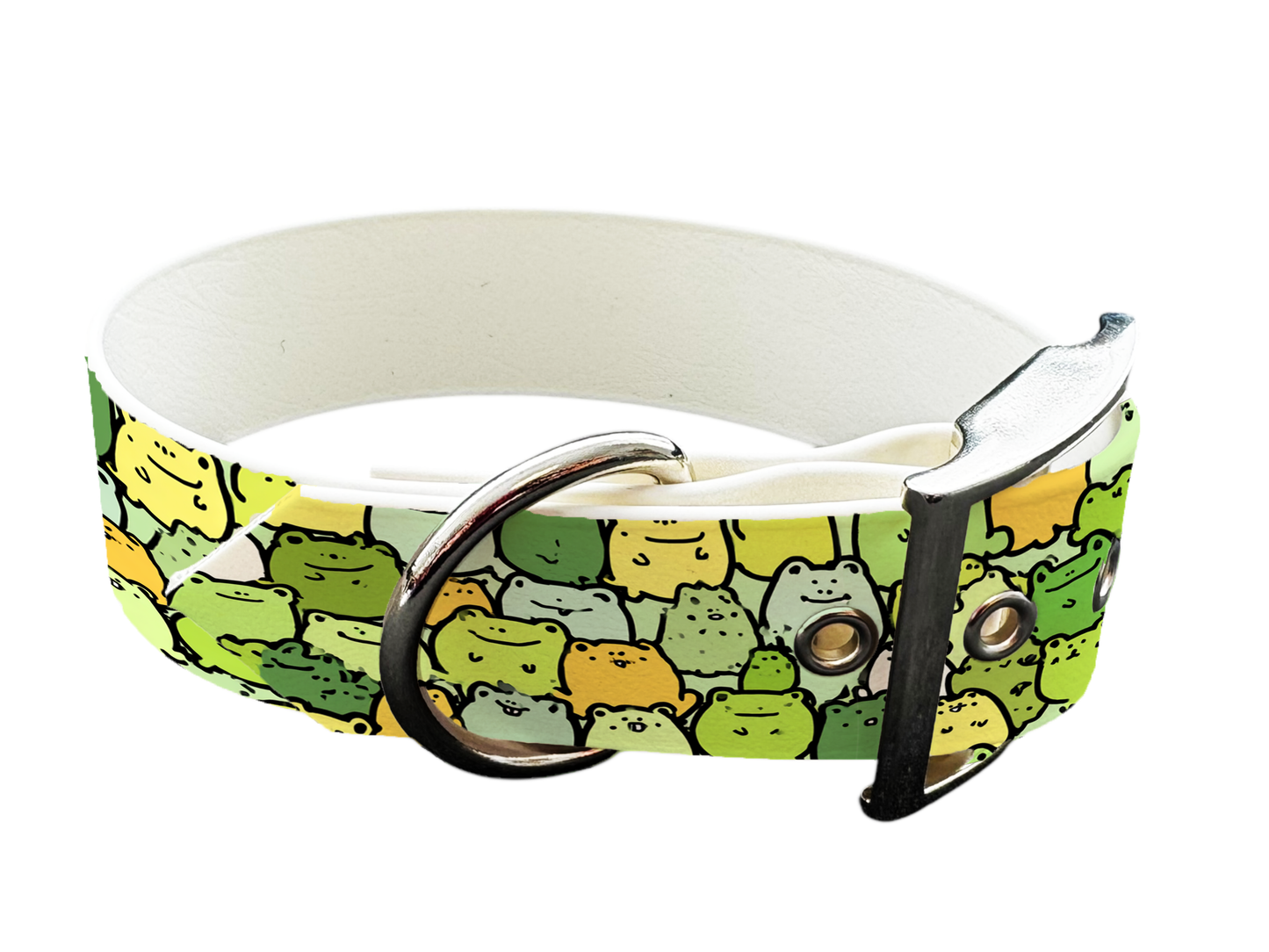 Collier pour chien en BioThane® imprimé – Collection animaux pop/kawaii – 25mm