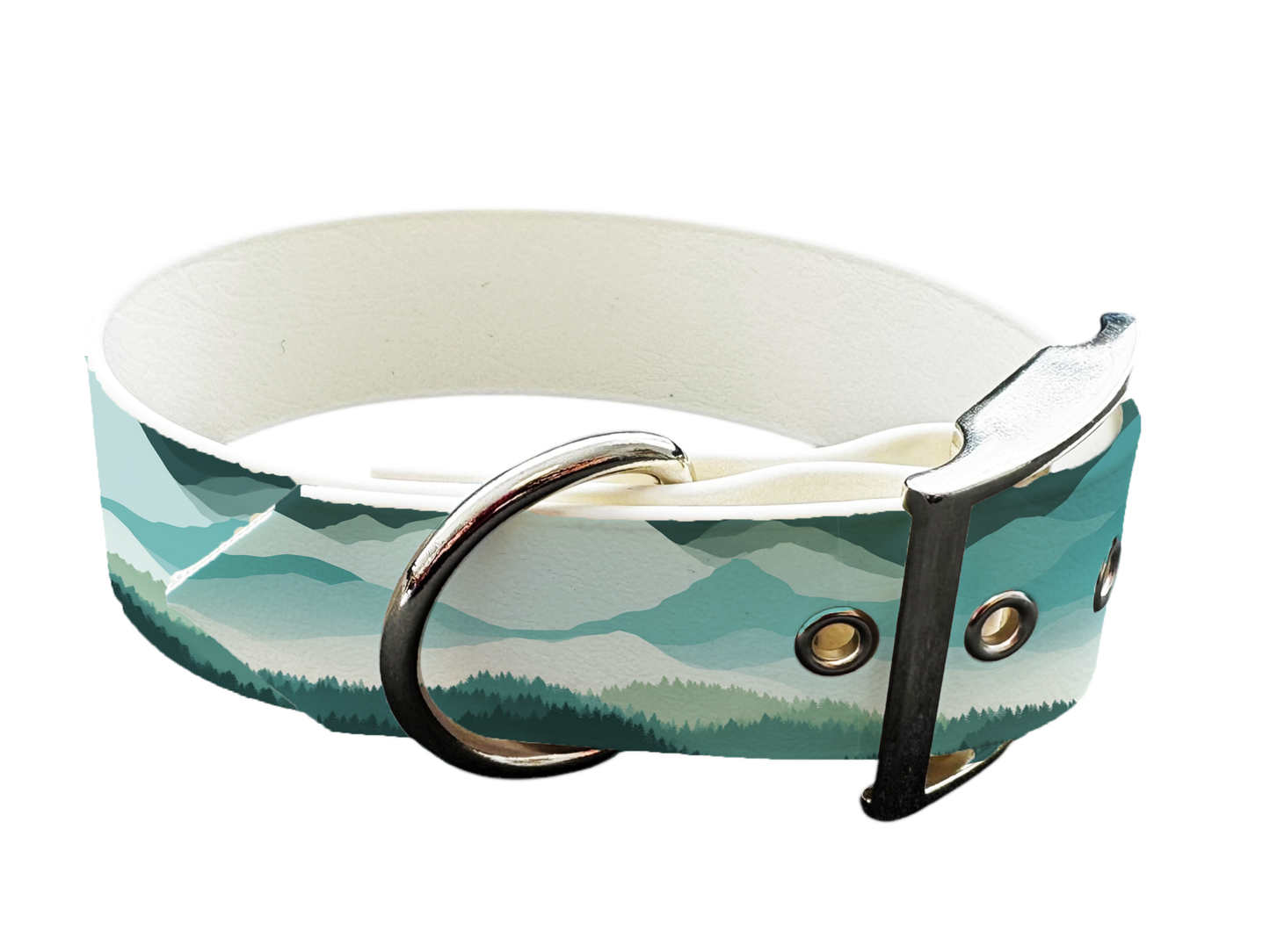 Collier pour chien en BioThane® imprimé – Collection paysage– 25mm