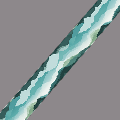 BioThane imprimé Rivière minérale