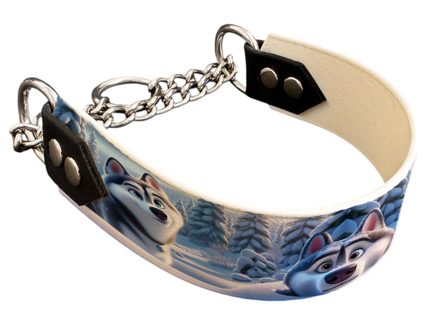 Martingale pour chien en BioThane® imprimé – Collection chiens– 38mm