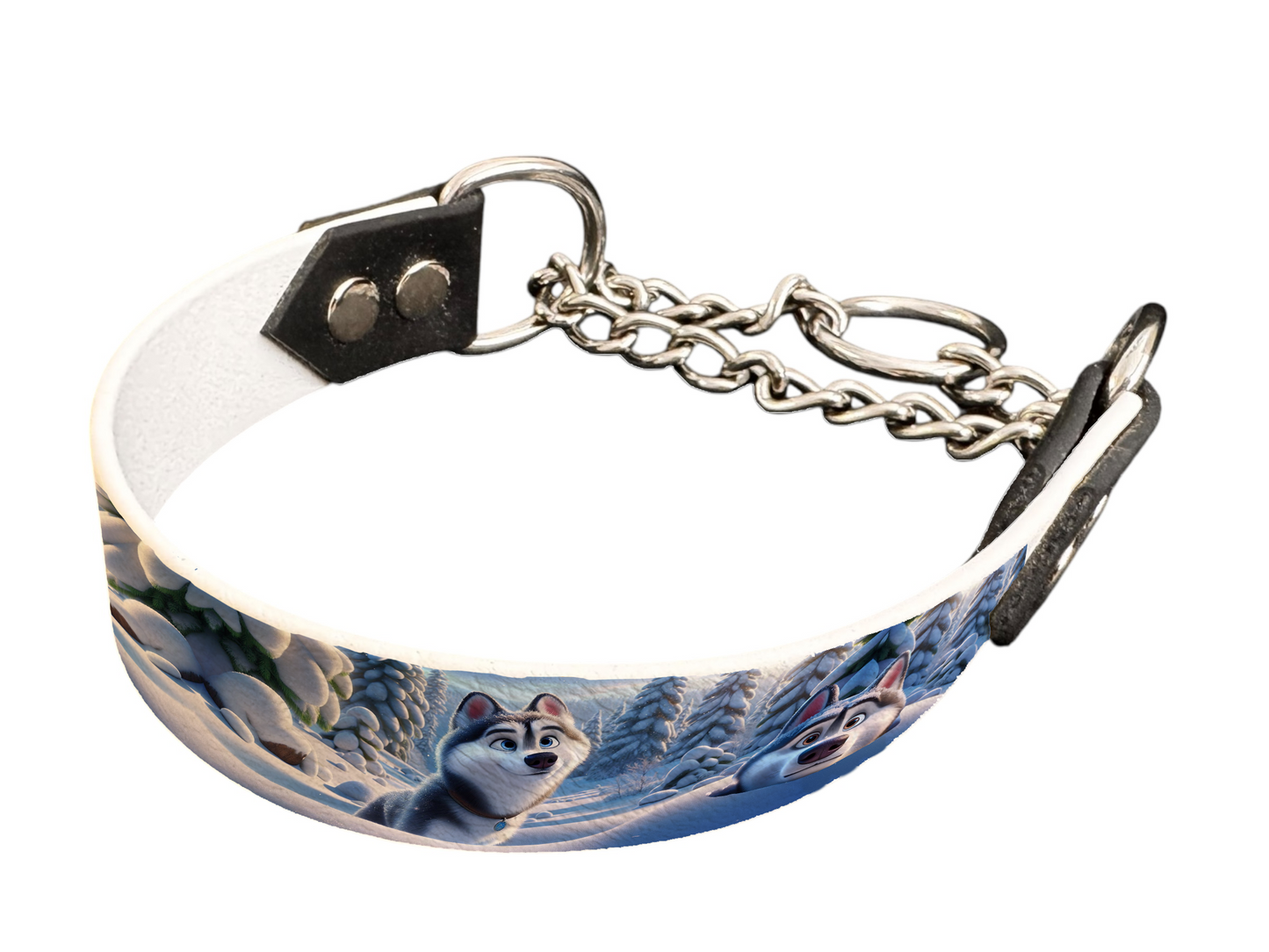 Martingale pour chien en BioThane® imprimé – Collection chiens– 25mm