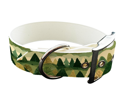 Collier pour chien en BioThane® imprimé – Collection paysage– 25mm