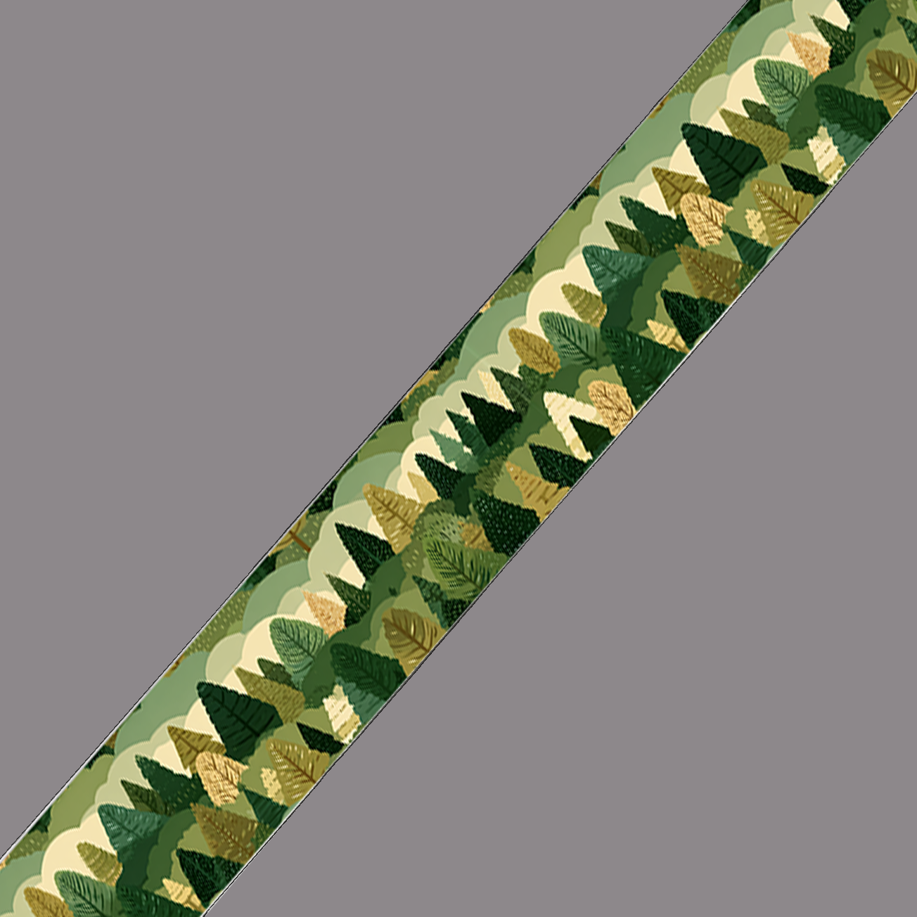 BioThane imprimé – Motif Feuillage végétal