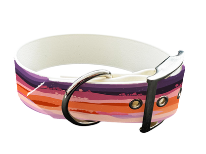 Collier pour chien en BioThane® imprimé – Collection paysage– 25mm