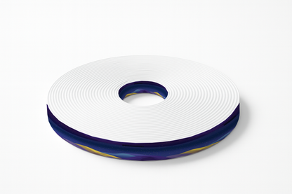 BioThane imprimé – Galaxie nocturne violette & éclats dorés