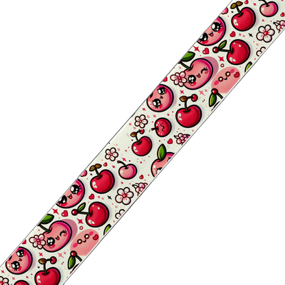 Collier large pour chien en BioThane® imprimé – Collection gourmandise – 38mm
