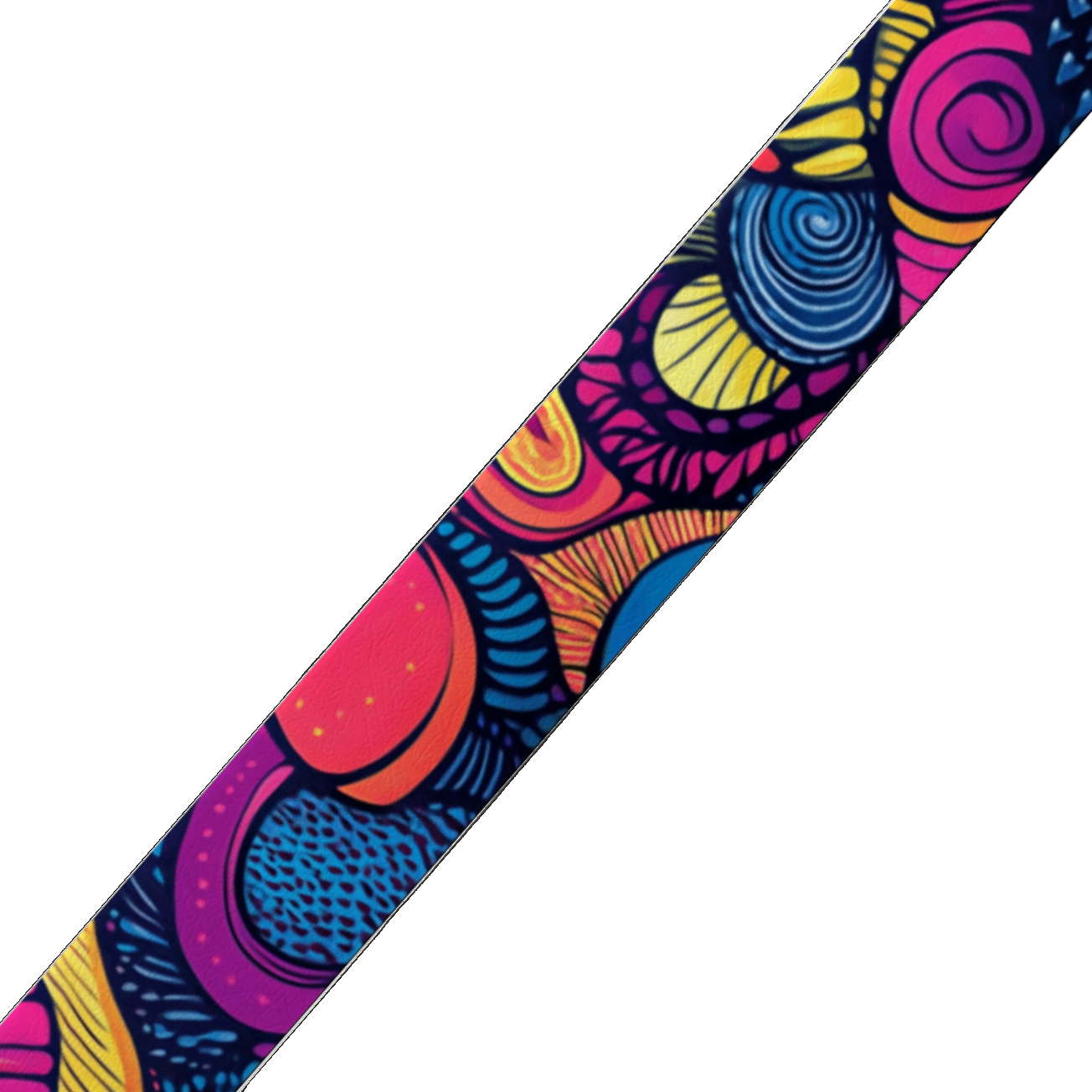 Collier large pour chien en BioThane® imprimé – Collection abstrait – 38mm