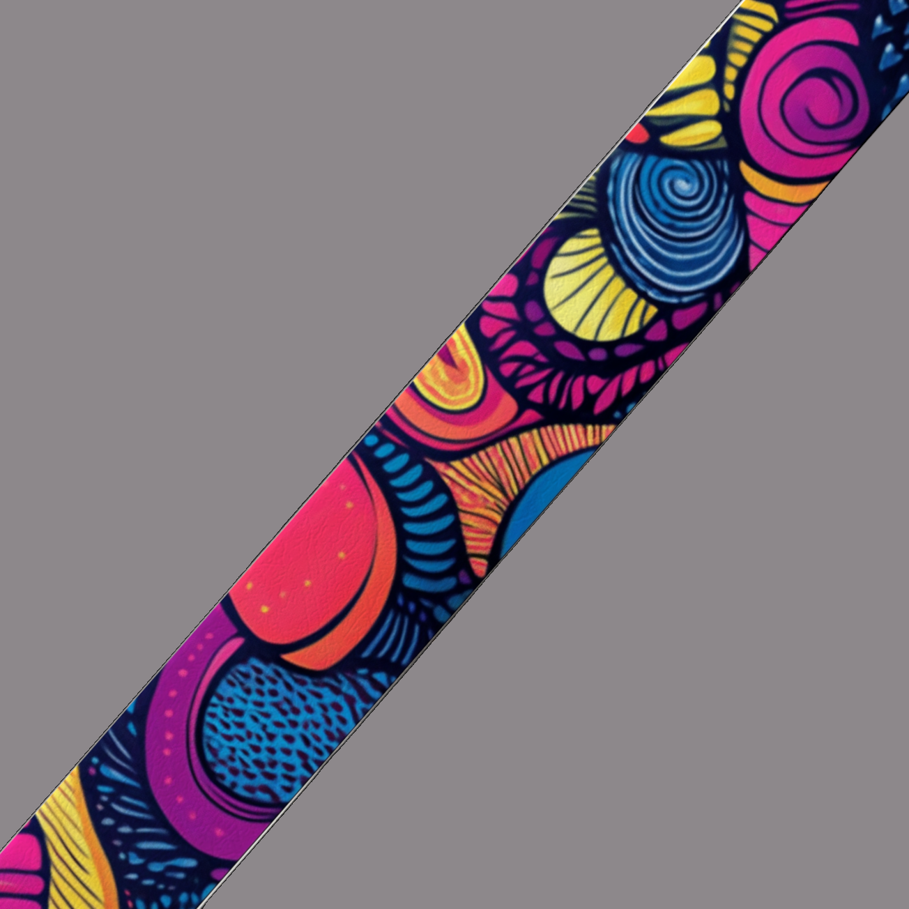 BioThane imprimé – Abstrait coloré (formes organiques)