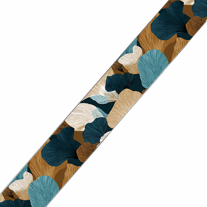 Collier large pour chien en BioThane® imprimé – Collection plantes et fleurs – 25mm