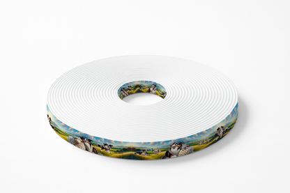 BioThane® imprimé – Motif Berger Australien & Moutons