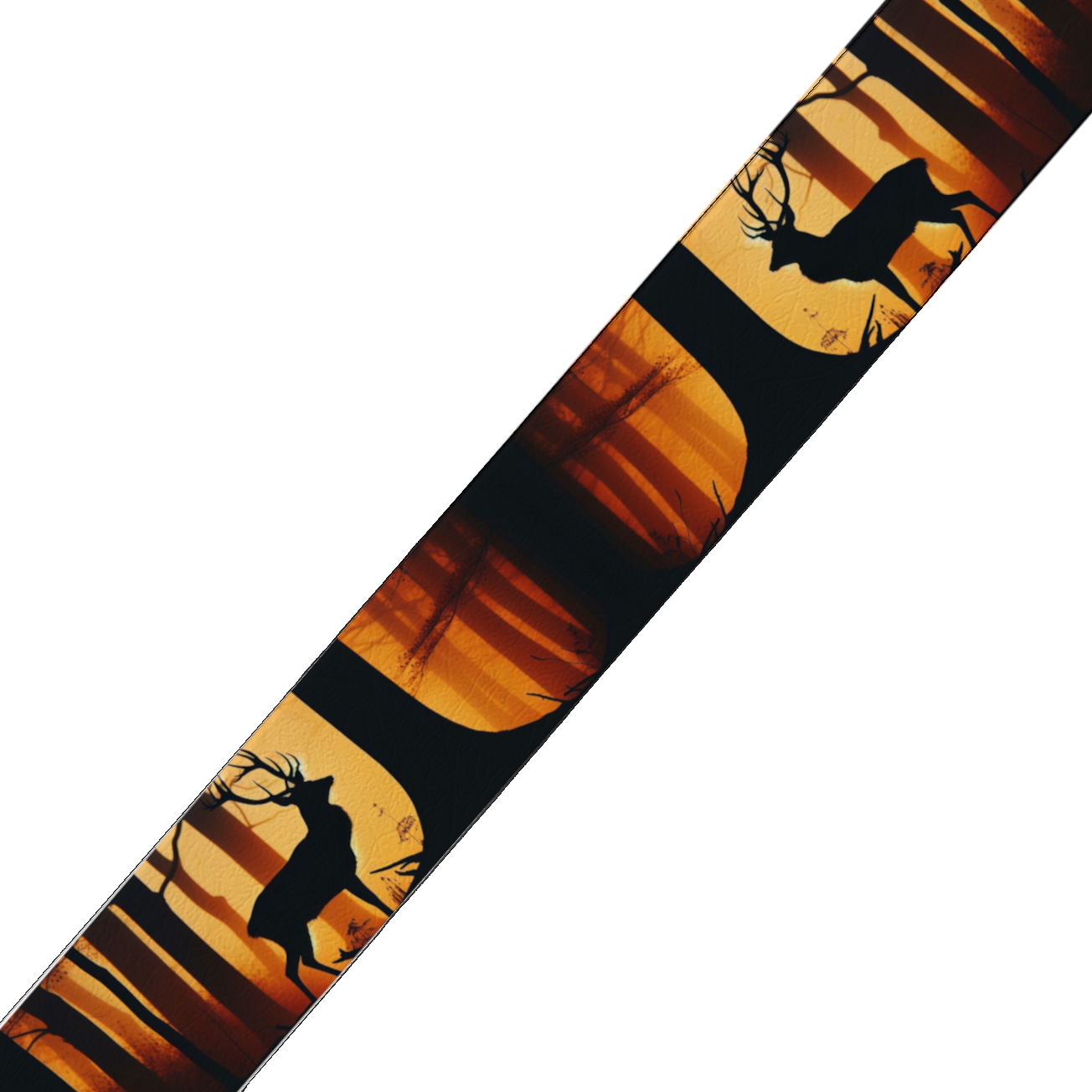Collier double large pour chien en BioThane® imprimé – Collection animaux sauvages– 38/25 mm