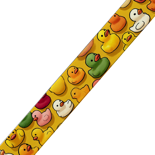 BioThane® imprimé - Motif Canards Colorés