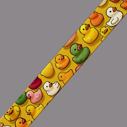 BioThane® imprimé - Motif Canards Colorés