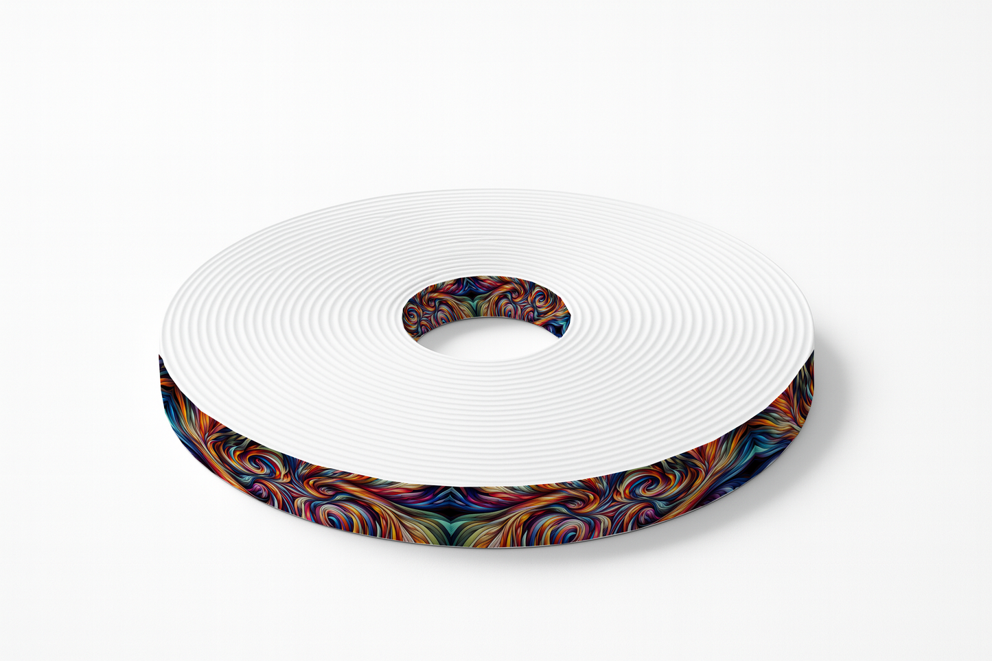 BioThane® imprimé - Tourbillon Abstrait Multicolore