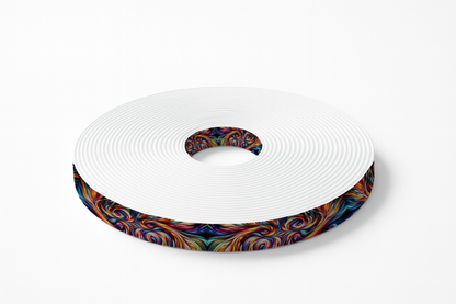 BioThane® imprimé - Tourbillon Abstrait Multicolore