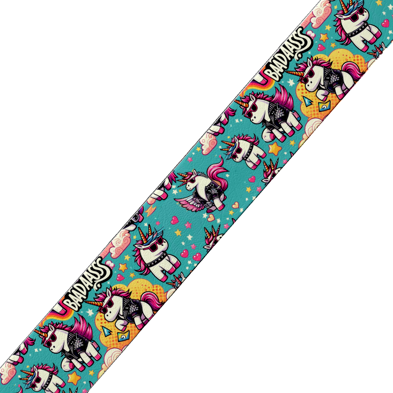 Collier large pour chien en BioThane® imprimé – Collection monstres et créatures imaginaires– 25mm