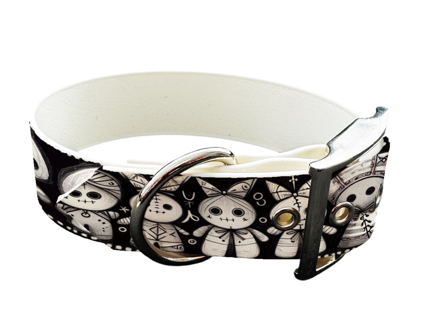 Collier large pour chien en BioThane® imprimé – Collection Halloween– 25mm