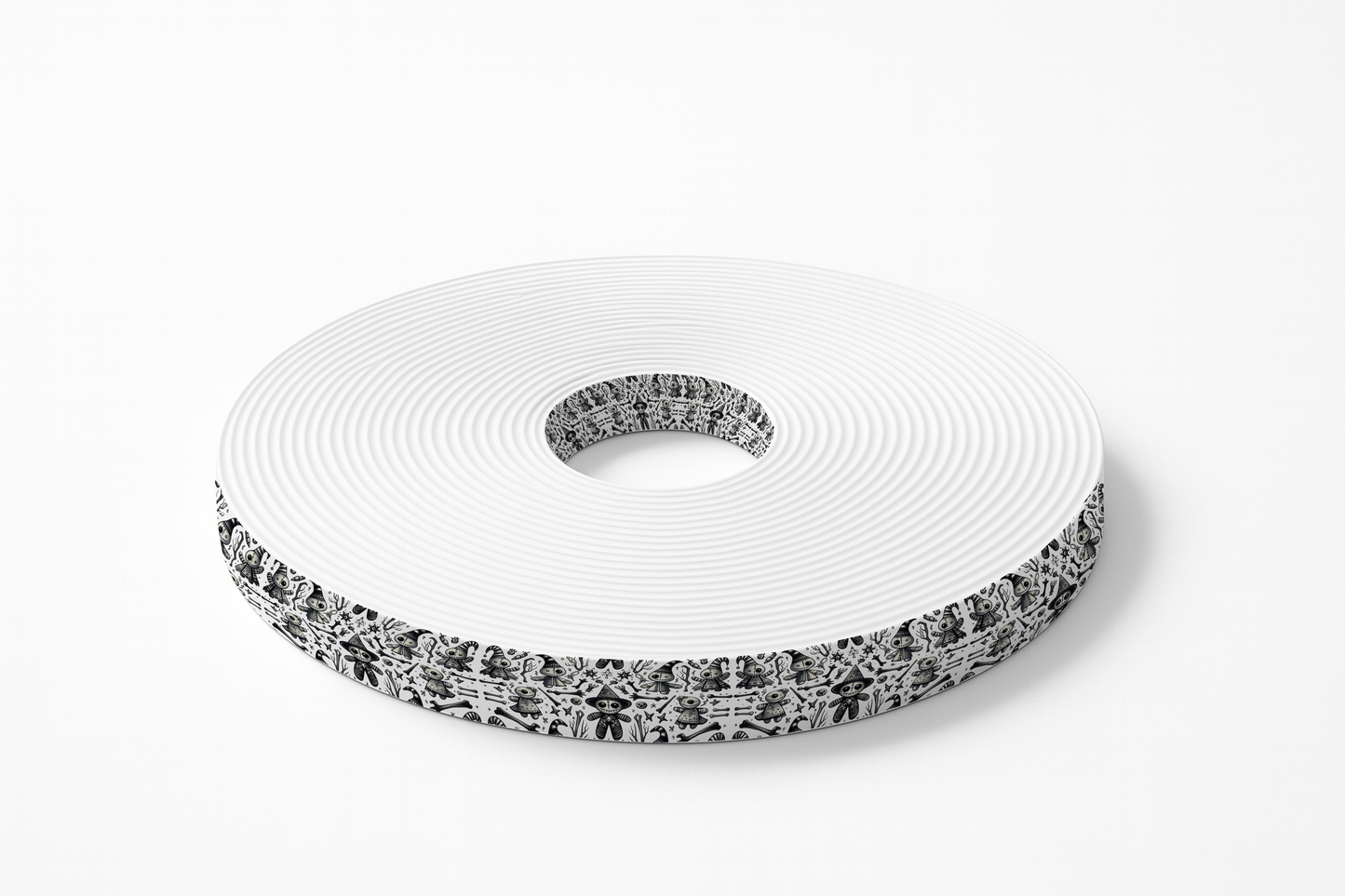 BioThane imprimé - Poupées Vaudou mystiques (au mètre)