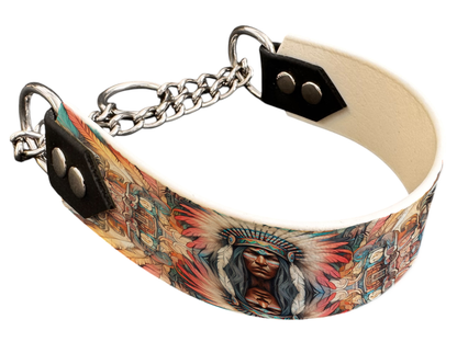 Martingale pour chien en BioThane® imprimé – Collection Tribal – 38m