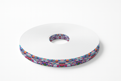 BioThane imprimé – Arc-en-ciel magique & Nuages souriants